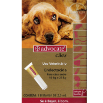 Advocate Cães - 10 a 25kg 2,5ml